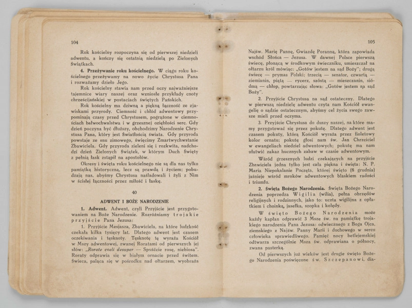ML/MART/183 - Obrzędy święte : podręcznik do nauki religii dla uczniów gimnazjum : klasa 1 / Z. Baranowski ; J. Noryśkiewicz. - Poznań : Księgarnia Św. Wojciecha, 1936. - 124 s. : il. ; 22 cm.
Brak tylniej okładki.