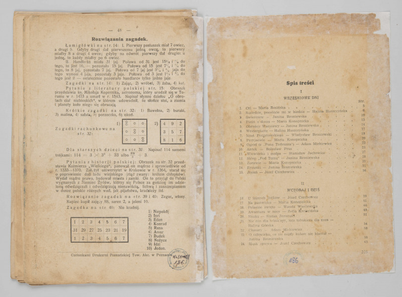 ML/MART/186 - Nasz Przewodnik - miesięcznik obrazkowy dla dzieci szkolnych, pisemko dziecięcych bractw abstynenckich pod redakcja ks. Józefa Janiszewskiego w Poznaniu, rocznik miał 50 stron, druk od lewej do prawej, 