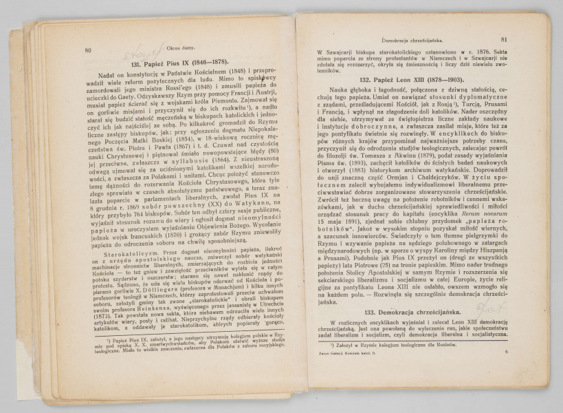 ML/MART/185 - Zarys historji Kościoła katolickiego dla szkół średnich i seminarjów nauczycielskich. Cz. 2 / Walenty Gadowski. - Wyd. 6. - Lwów ; Warszawa : Książnica-Atlas, Zjednoczone Zakłady Kartograficzne i Wydawnicze Tow. Naucz. Szkół Średn. i Wyższ., 1927. (Lwów : 