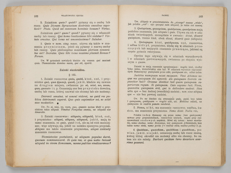 ML/MART/184 - Gramatyka języka łacińskiego. Cz. 2, Składnia / Z. Samolewicz, T. Sołtysik. - Wyd. 15. - Lwów ; Warszawa : Książnica - Atlas, 1924. - [2], 256 s. ; 24 cm.