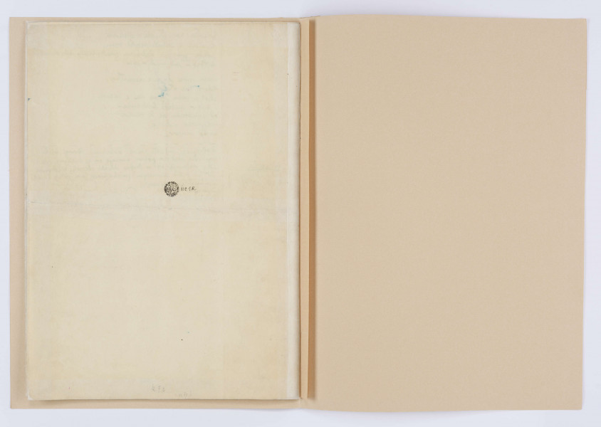 Rękopis tekstu Józefa Czechowicza. Składa się z siedmiu kart papieru czerpanego ze znakiem wodnym „Papier á Lettres Mirkow” (tzw. „mirkowskiego”) o wymiarze 30 x 21,5 cm ze stroną tytułową. Rękopis zapisany jest piórem, natomiast tytuł, rok powstania „1934” oraz podpis Czechowicza w postaci charakterystycznych inicjałów „JC” na karcie tytułowej – czerwoną kredką. Paginacja nie obejmuje pierwszej karty (w prawym górnym rogu widoczna jest tylko napisana ołówkiem cyfra „I”). Brakuje numeru strony na drugiej karcie, na której zaczyna się właściwy tekst. Na trzeciej karcie w prawym górnym rogu piórem (najprawdopodobniej ręką Czechowicza) napisana jest cyfra „2”; numery pozostałych stron, również w prawych górnych rogach, napisane są ołówkiem innym charakterem pisma. Na ostatniej karcie ukośnie, pod tekstem kończącego utwór fragmentu prozatorskiego, znajduje się drugi dłuższy podpis Czechowicza napisany piórem (Józef Czech.). Rękopis został poddany konserwacji, podklejono naddarte rogi oraz zgięcia w połowie kart. Wszystkie karty są obecnie połączone w jedną całość. Tekst zapisany jest z dużym marginesem z lewej strony, gdzie Czechowicz umieścił wskazówki (podkreślone czerwoną lub zieloną kredką) dotyczące realizacji 