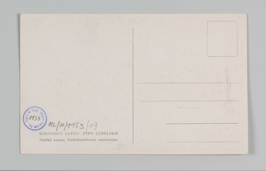 ML/H/1153/19 - Pocztówka barwna z serii 