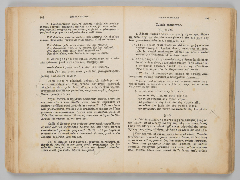 ML/MART/184 - Gramatyka języka łacińskiego. Cz. 2, Składnia / Z. Samolewicz, T. Sołtysik. - Wyd. 15. - Lwów ; Warszawa : Książnica - Atlas, 1924. - [2], 256 s. ; 24 cm.