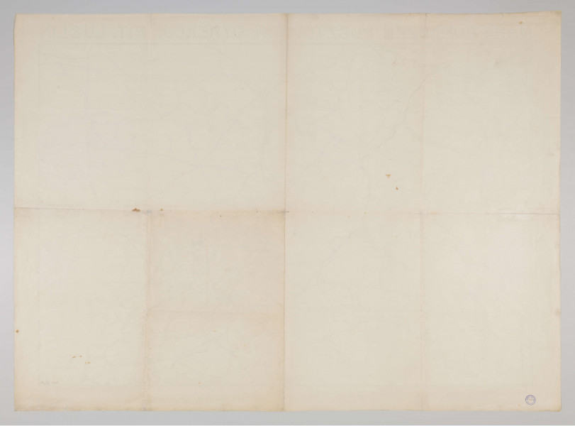 ML/H/740 - Mapa połączeń pocztowych dyrekcji poczt i telegrafu. Mapa w formie prostokąta otoczona podwójną czarną ramką. Tytuł w górnej części, legenda w polu ramki w prawym dolnym rogu. Rzeki i granica Dyrekcji P. i T. Lublin w kolorze niebieskim. Mapa obejmuje tereny od Częstochowy na zachodzie do miejscowości Korzec k. Międzyrzeca na wschodzie oraz od Stanisławowa na południu do Warszawy i Płocka na północy. Niektóre miejscowości podkreślone zostały odręcznie czerwoną kredką oraz zamalowane na czerwono pole litery „O” w wyrazie „pocztowych” w tytule mapy, naniesione drobne znaki na lewym marginesie mapy. 
Wydana nakładem urzędników oddziału komunikacyjnego Dyrekcji PT Lublin. Wykonał D. Stocki. Skala 1:750000.