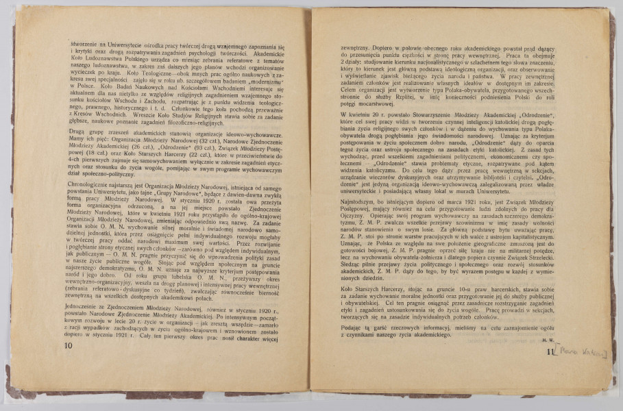 ML/H/P/323 - Jednodniówka Stowarzyszenia 