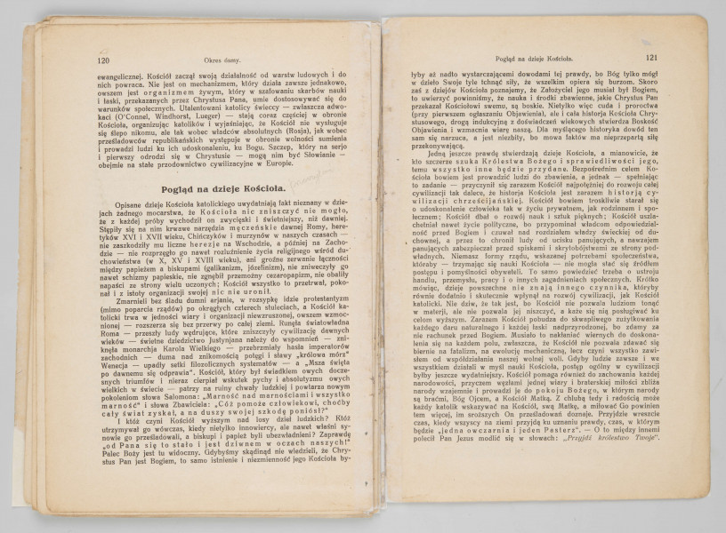ML/MART/185 - Zarys historji Kościoła katolickiego dla szkół średnich i seminarjów nauczycielskich. Cz. 2 / Walenty Gadowski. - Wyd. 6. - Lwów ; Warszawa : Książnica-Atlas, Zjednoczone Zakłady Kartograficzne i Wydawnicze Tow. Naucz. Szkół Średn. i Wyższ., 1927. (Lwów : 