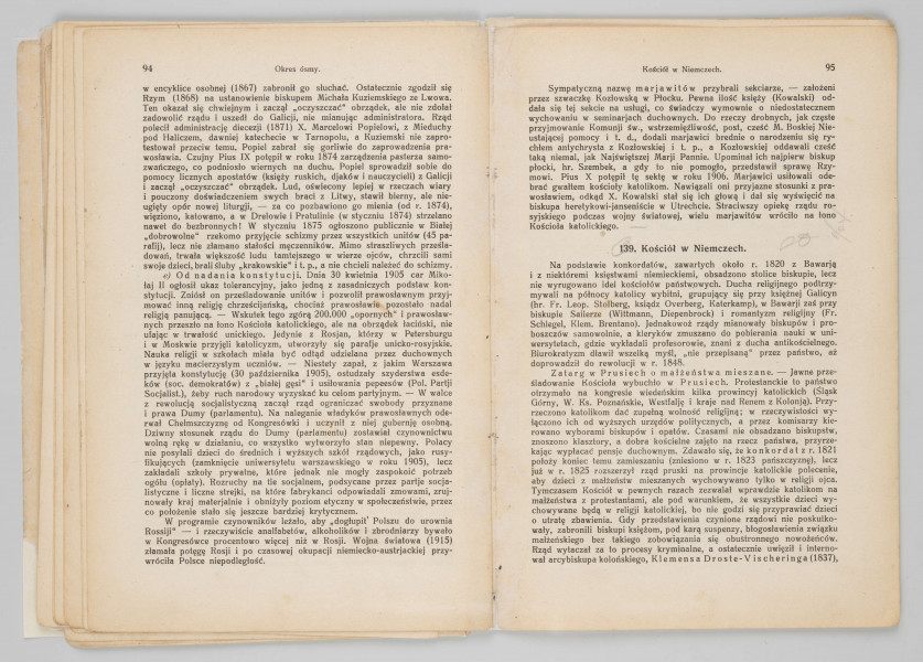 ML/MART/185 - Zarys historji Kościoła katolickiego dla szkół średnich i seminarjów nauczycielskich. Cz. 2 / Walenty Gadowski. - Wyd. 6. - Lwów ; Warszawa : Książnica-Atlas, Zjednoczone Zakłady Kartograficzne i Wydawnicze Tow. Naucz. Szkół Średn. i Wyższ., 1927. (Lwów : 