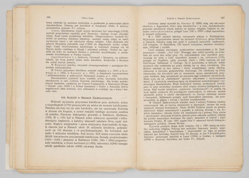 ML/MART/185 - Zarys historji Kościoła katolickiego dla szkół średnich i seminarjów nauczycielskich. Cz. 2 / Walenty Gadowski. - Wyd. 6. - Lwów ; Warszawa : Książnica-Atlas, Zjednoczone Zakłady Kartograficzne i Wydawnicze Tow. Naucz. Szkół Średn. i Wyższ., 1927. (Lwów : 