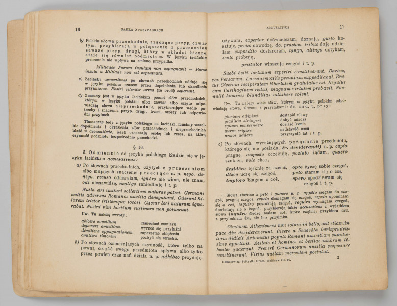ML/MART/184 - Gramatyka języka łacińskiego. Cz. 2, Składnia / Z. Samolewicz, T. Sołtysik. - Wyd. 15. - Lwów ; Warszawa : Książnica - Atlas, 1924. - [2], 256 s. ; 24 cm.