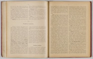 ML/H/650 - Okładka twarda, obklejona czerwonym płótnem, z wytłoczonym na złoto tytułem i ozdobami. Po lewej stronie popiersie kobiety bokiem, z wyciągniętą ręką trzymającą pędzel, poniżej kwiaty. W lewej części autor i tytuł, poniżej ozdobnik roślinny. Strona tytułowa przedstawia dwóch mężczyzn pochylonych nad mapą, w tle pejzaż wiejski z zamkiem na wzgórzu. Tytuł atlasu w wydzielonym, prostokątnym polu. Następna strona zawiera skorowidz i obiaśnienie znaków. Pierwsza z map to Mapa Ogólna Królestwa Polskiego z podziałem na gubernie i powiaty, następne to mapy powiatów. Na każdej stronie z mapą znajduja sie barwne grafiki z przedstawieniem zabytkowych budowli, typów ludowych, ruin, pejzaży. Do Atlasu dołączona luzem Mapa Guberni Lubelskiej, granice powiatu i wypełnienie błekitne.