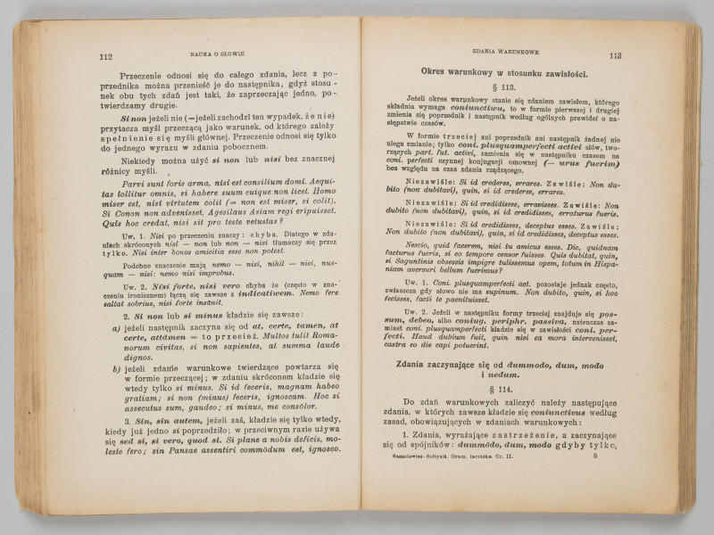 ML/MART/184 - Gramatyka języka łacińskiego. Cz. 2, Składnia / Z. Samolewicz, T. Sołtysik. - Wyd. 15. - Lwów ; Warszawa : Książnica - Atlas, 1924. - [2], 256 s. ; 24 cm.