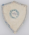 ML/MART/190 - Tarcza szkolna Państwowego Koedukacyjnego Gimnazjum Kupieckiego w Lublinie, 1918-1939 r. Tarcza biała z niebieskimi cyframi (