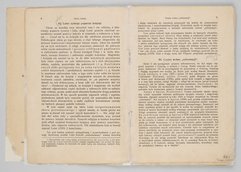 ML/MART/185 - Zarys historji Kościoła katolickiego dla szkół średnich i seminarjów nauczycielskich. Cz. 2 / Walenty Gadowski. - Wyd. 6. - Lwów ; Warszawa : Książnica-Atlas, Zjednoczone Zakłady Kartograficzne i Wydawnicze Tow. Naucz. Szkół Średn. i Wyższ., 1927. (Lwów : 