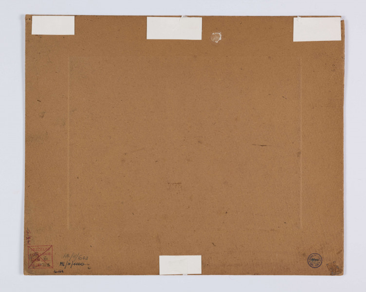 ML/H/663 - Weterani powstania styczniowego. Zdjęcie grupowe wykonane w 60. rocznicę wydarzeń 1863 r. Widocznych 18 mężczyzn w podeszłym wieku oraz towarzyszący im duchowny. Wszyscy ustawieni w trzech rzędach na tle dekoracji atelier fotograficznego. Pośrodku rozwinięty sztandar z białym orłem na tarczy herbowej. Weterani ubrani w stroje cywilne z przepisowymi czapkami typu rogarywka (różnego wzoru) oraz odznaczeniami. Postać w p. g. rogu bez nakrycia głowy. Siedzący pośrodku ksiądz w meloniku. Zdjęcie naklejone na białe tło. U góry odręcznie tytuł fotografii, poniżej nazwiska postaci. 
Siedzący w I rzędzie na podłodze od lewej:
- Saduński Adam
- Adamczewski Stanisław
- Serwin Jan
Siedzący w II rzędzie na krzesłach (?) od lewej:
- Marecki Henryk
- Mender Stanisław
- Tomczyński Jan (przewodniczący komitetu weteranów)
- ks. kanonik Władziński Jan (członek komitetu wsparcia weteranów)
- Wiercieński Henryk
- Czarnecki Anastazy (członek komitetu)
- Minkiewicz Józef
Stojący w III rzędzie od lewej:
- Pieńkowski Piotr
- Jurkowski Konstanty
- Juzefowicz Aleksander
- Ulewski Józef
- Ejbisz Karol
- Montrymowicz Józef
- Bryliński Jan
- Drzewiński Władysław
- Russzowski Jan