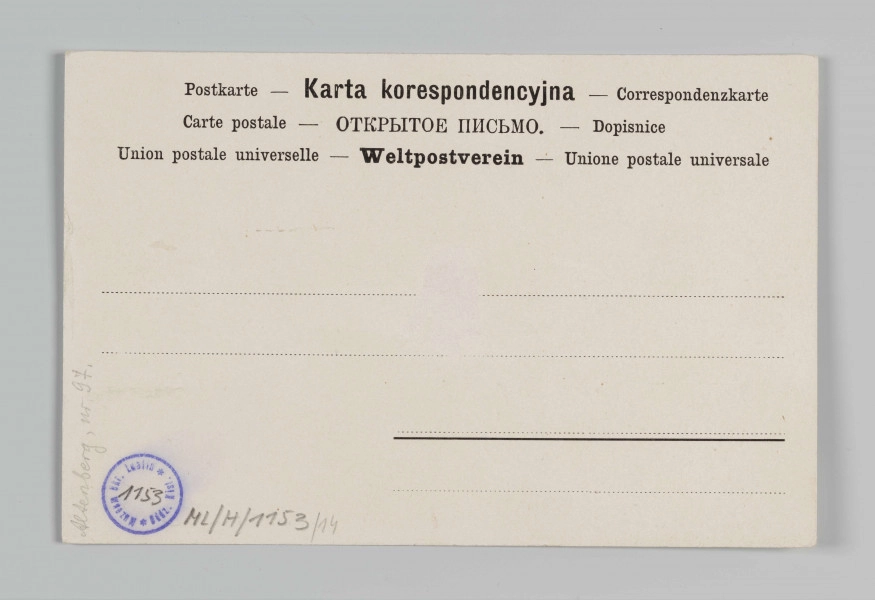 ML/H/1153/14 - Pocztówka barwna z serii 