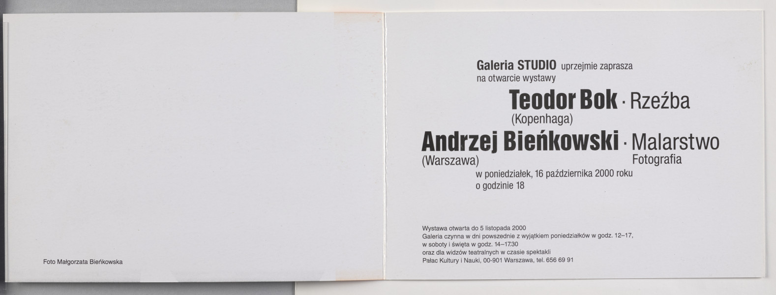 wnętrze zaproszenia