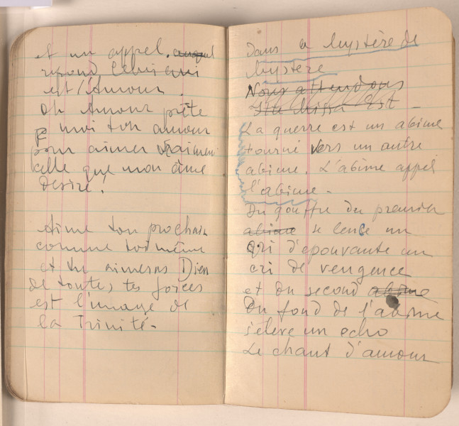 Mały notes w czarnej okładce z 1941 roku. Marek Szwarc używał go w czasie służby w Armii Polskiej w Wielkiej Brytanii. Właściciel zanotował w nim różne informacje. Na wewnętrznej stronie okładki zapisał datę urodzin, informację o przynależności służbowej, numer książeczki wojskowej, adresy żony, członków rodziny, znajomych oraz Ambasady Rzeczypospolitej Polskiej w Londynie. W środku znajdują się notatki zapisane po polsku i francusku, a także wiele rysunków. Na końcu Szwarc zawarł informację, że chce mieć pogrzeb w obrządku katolickim.