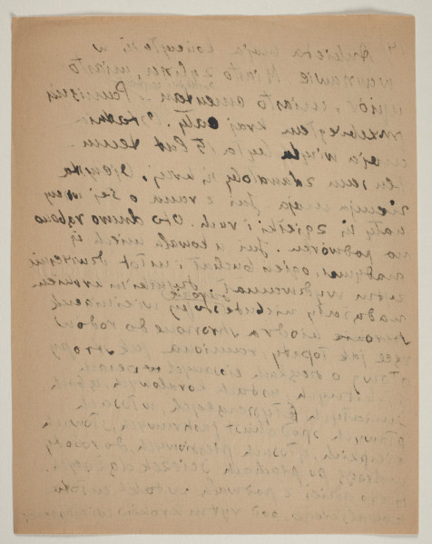 Rękopis reportażu podsumowującego trzytygodniową podróż do Polski, którą Marek Szwarc odbył w 1946 roku. Autor tekstu w czasie wyjazdu rozmawiał z wieloma Żydami ocalonymi z Zagłady oraz z Polakami. Szwarc był dotknięty brakiem Żydów w zniszczonej wojną Polsce. W czasie podróży wydawało mu się, że widzi twarze swoich zmarłych krewnych, znajomych i przyjaciół.