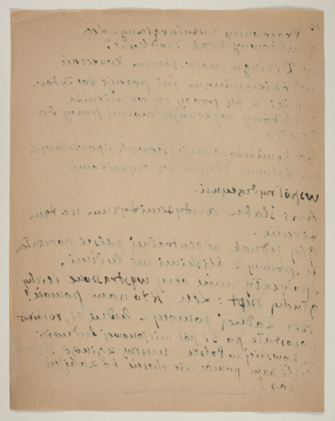 Rękopis reportażu podsumowującego trzytygodniową podróż do Polski, którą Marek Szwarc odbył w 1946 roku. Autor tekstu w czasie wyjazdu rozmawiał z wieloma Żydami ocalonymi z Zagłady oraz z Polakami. Szwarc był dotknięty brakiem Żydów w zniszczonej wojną Polsce. W czasie podróży wydawało mu się, że widzi twarze swoich zmarłych krewnych, znajomych i przyjaciół.