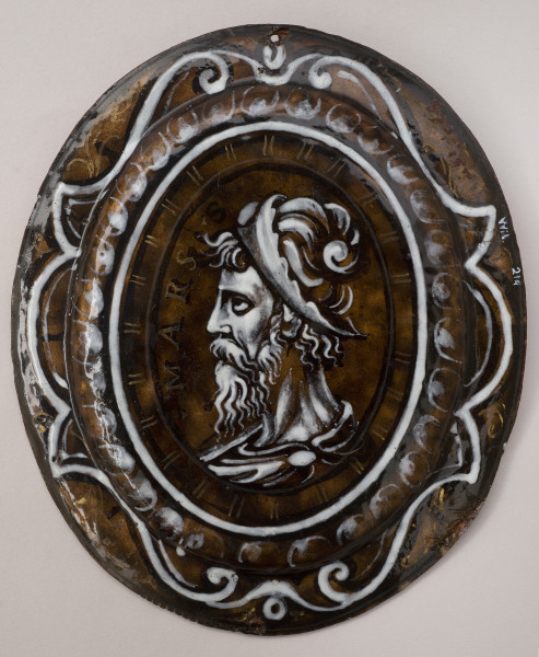 rewers - Mars, w profilu zwróconym w lewo