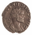 N/11396/ML - Av.: Popiersie cesarza w koronie promienistej w prawo. W otoku: [IMP C] CLAVDIVS AVG

Rv.: Providentia stojąca z głową zwróconą w lewo, wsparta na kolumnie, trzymająca w prawej dłoni różdżkę a w lewej róg obfitości. U dołu, z lewej glob.
