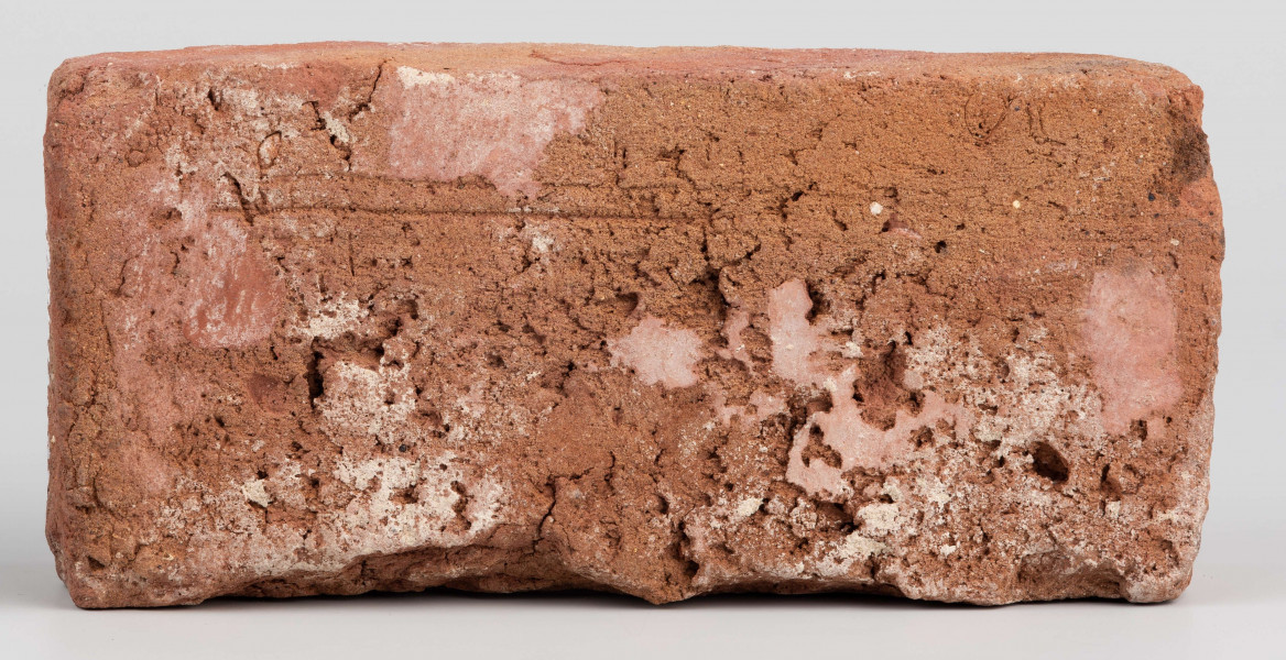 Cegła z lubelskiej cegielni sygnowana 