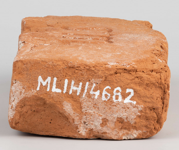 Cegła z lubelskiej cegielni sygnowana 