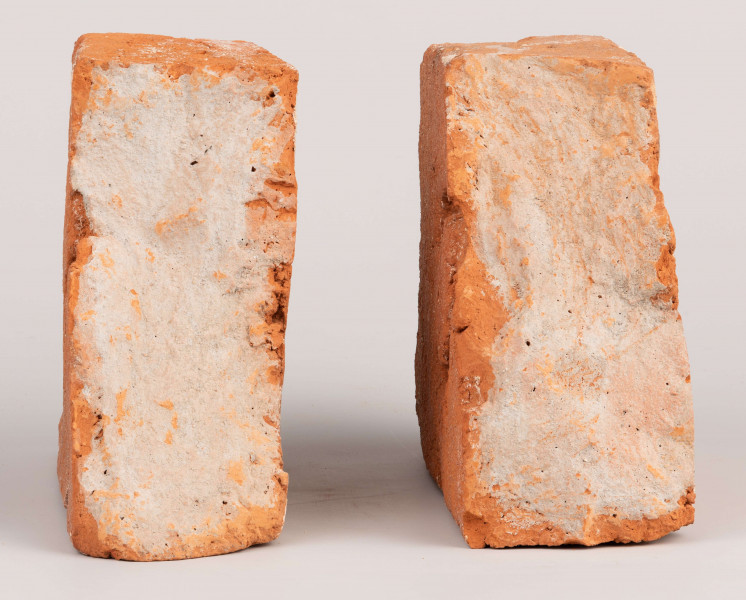 Cegła z lubelskiej cegielni Henryka [wł. Herszyca] Cygelmana sygnowana 