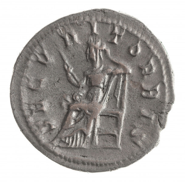 Av.: Popiersie cesarza w koronie promienistej w prawo. W otoku: IMP M IVL PHILIPPVS AVG

Rv.: Securitas siedząca w lewo, w prawej ręce trzymająca berło a lewą podpierająca głowę. W otoku: SECVRIT ORBIS
