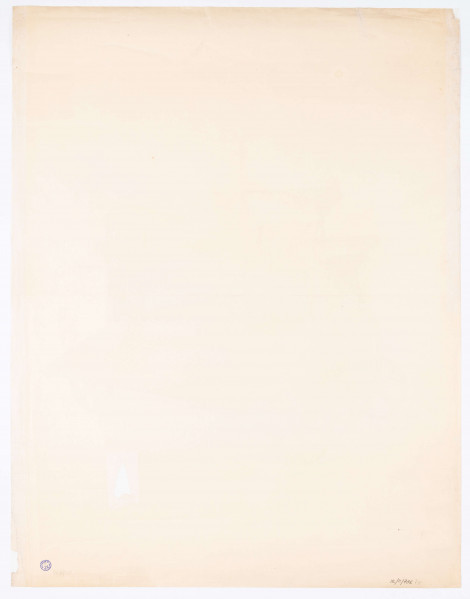 ML/H/738 - Plakat (lub projekt plakatu) Spółki Akcyjnej Fabryki Maszyn i Narzędzi Rolniczych M. Wolski i S-ka w Lublinie przy ul. Foksal 16 (obecnie 1 Maja) z oddziałami w Hrubieszowie i Zamościu. Pośrodku rysunek młockarni do prostej słomy przeznaczonej do krycia strzechy. Urządzenie na metalowych kołach z zębatymi turbinami i wysuniętym rowkowanym podajnikiem. Druk kolorowy. Maszyna w barwach czerwieni z elementami zieleni, żółci i szarości. Nazwa producenta pojawia się na reklamowanym obiekcie. W l.d. rogu graficznego przedstawienia sygnatura „WJ” [?] autora projektu. 