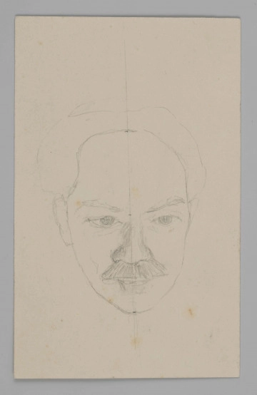 Żeromski, Adam (1899-1918) (autor)
Szkic portretu twarzy Stefana Żeromskiego - Szkic portretowy twarzy Stefana Żeromskiego, wykonany ołowkiem przez Adama Żeromskiego.
