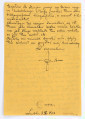 List Józefa Czechowicza do Stanisława Czernika, Lublin, 7.10.1932 r., rękopis, wym. 17,6 x 12 cm, k. 1 r. i v.
List pisany czarnym atramentem na arkuszu papieru koloru pomarańczowego (zapisany po obu stronach). W dolej części  k.1 verso pośrodku data: Lublin 7.X.1932

