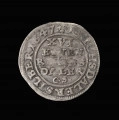 1/16 talara - rewers; Moneta srebrna ze strzałą i napisem strefowym. Na rewersie w polu napis w pięciu wierszach: XVI | EINEN | REICHEN | DALER | C.S. W otoku napis: REICHSTHALER SILBER 1647 (srebrny talar Rzeszy).