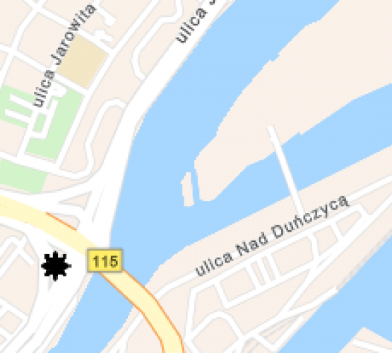 Miejsce znalezienia obiektu [Wisiorek bursztynowy] należącego obecnie do kolekcji Muzeum Narodowego w Szczecinie