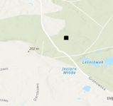 Miejsce znalezienia obiektu [Bransoleta wężykowata] należącego obecnie do kolekcji Muzeum Narodowego w Szczecinie