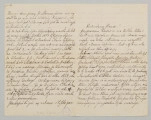 List sporządzony na czterech kartach pokratkowanego papieru, trzecia kartka pojedyncza. Napisany czarnym atramentem - lekko wyblakłym - pismem czytelnym, pochylonym w prawą stronę z charakterystycznym daszkiem na literkami `d` i `ł`. Na str. 1, 4, 5 dopiski nad tekstem oraz drobne poprawki i skreślenia.
