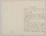 List sporządzony na papierze w kratkę, papier pożółkły. Zapisane dwie strony, trzecia w jednej trzeciej. List pisany czarnym atramentem, pismem pochyłym na stronę prawą. Na koniec listu podana miejscowość, data i adres.
