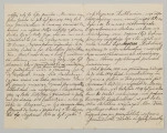 List sporządzony na czterech kartach papieru w kratkę , pismo czytelne, pochylone na stronę prawą. Wszystkie strony listu zapisane. Pojawia się daszek nad literą `d` oraz `ł`. List pisany szarym atramentem. Na dole kartki podpis, miejscowość i data. Na str. 2 dopisano trzy litery nad tekstem. Na str. 3 poprawiony czarnym tuszem wyraz.

