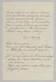 List na papierze kratkowanym, liczy 4 kartki (8 stron), wszystkie zapisane pismem czytelnym, pochylonym w prawą stronę, czarnym atramentem. Podkreślenia i poprawki na stronie 3, 5, 8.

