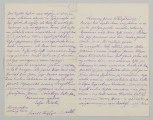 List napisany na papierze liniowanym, bez marginesów, na dwóch kartkach (4 strony), wszystkie zapisane pismem czytelnym, pochylonym w prawą stronę, niebieskim atramentem. Na str. 2 i 3 skreślenia, poprawki oraz dopiski nad tekstem.
