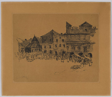 S/G/1136/ML Rynek w Kazimierzu nad Wisłą Aleksander Mann 1922