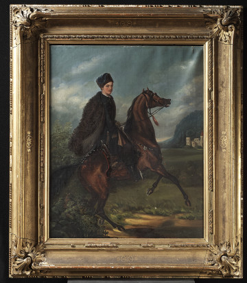 Ignacy Potocki na koniu oryg.