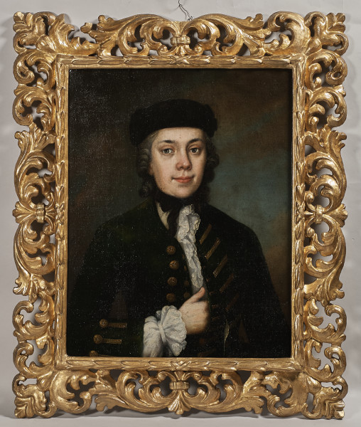 Portret młodego mężczyzny - Magnus Eckendorf malarstwo oryg.