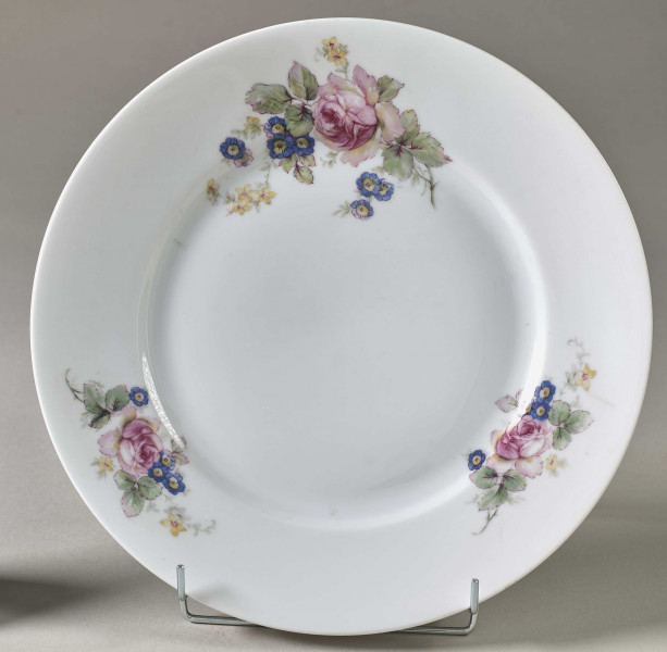 Talerz płytki, widok od przodu, zdjęcie do kart