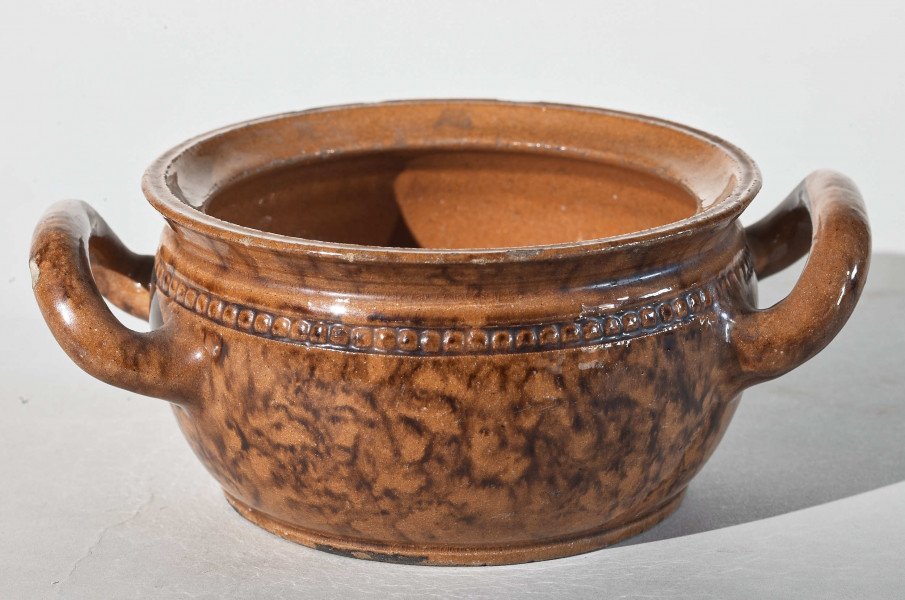 Miseczka kamionkowa z dwoma uchwytami